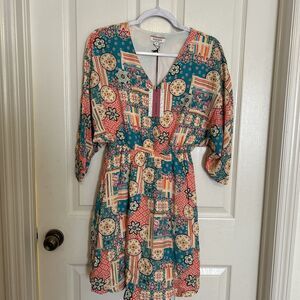 ANDREE BY UNIT NWT - Small- Women’s Mini Floral  Dress W/lining - B42